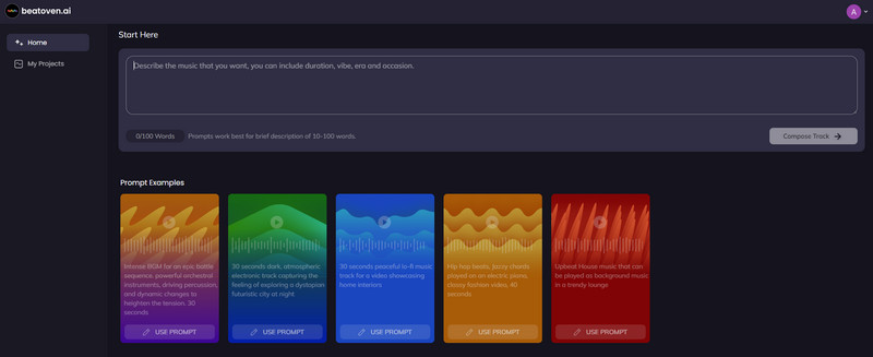 Beatoven KI-Musikgenerator