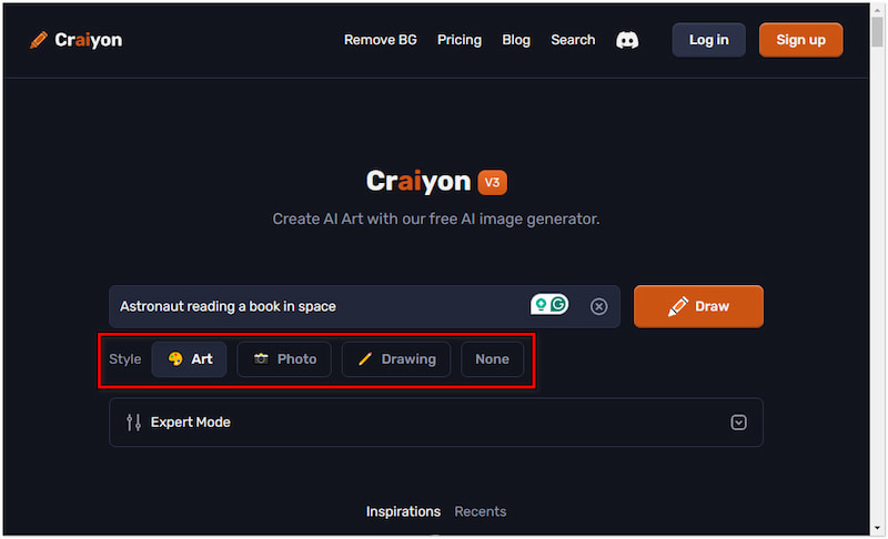 Bevorzugten Stil wählen