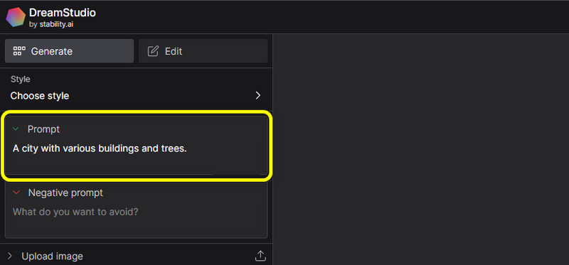 Diffusion Text eingeben