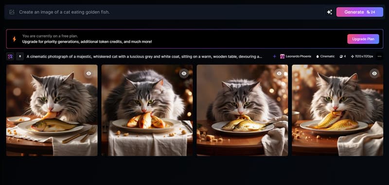 Prompt hinzufügen – Schaltfläche „Generate“