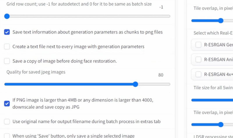 Einstellungen ändern