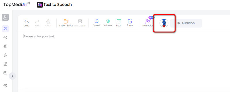 Riggy‑Stimmenoption auswählen