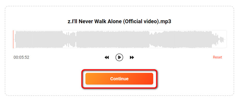 Singify Song‑Cover konvertieren fortsetzen