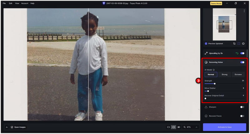 Rauschreduzierung umschalten