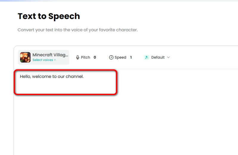 Text eingeben Effekte Geschwindigkeit Tonhöhe anpassen