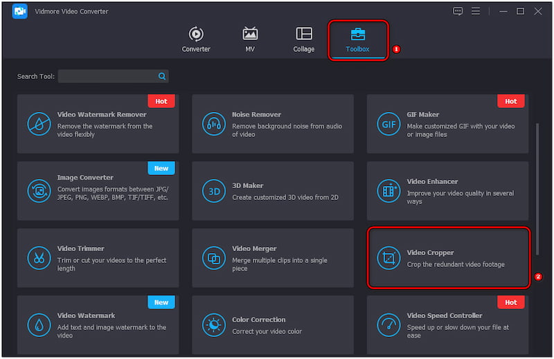 Videozuschneidewerkzeug öffnen