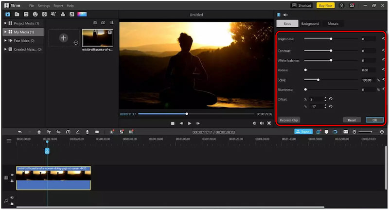 Entsprechende Regler anpassen