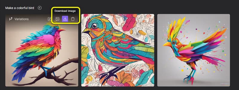 Click Download Button