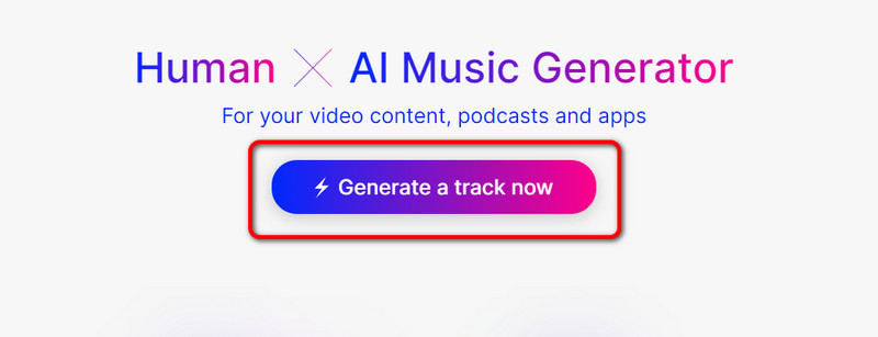 Jetzt Track generieren