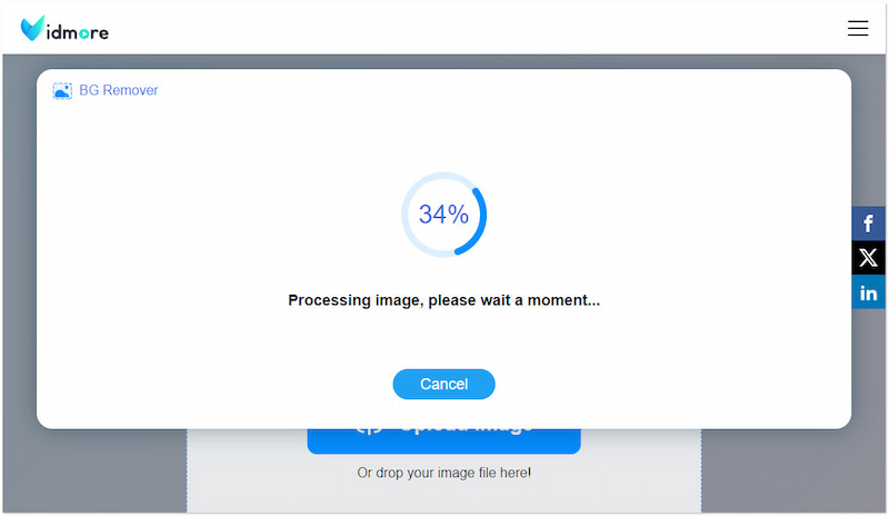 Hintergrundentfernung starten