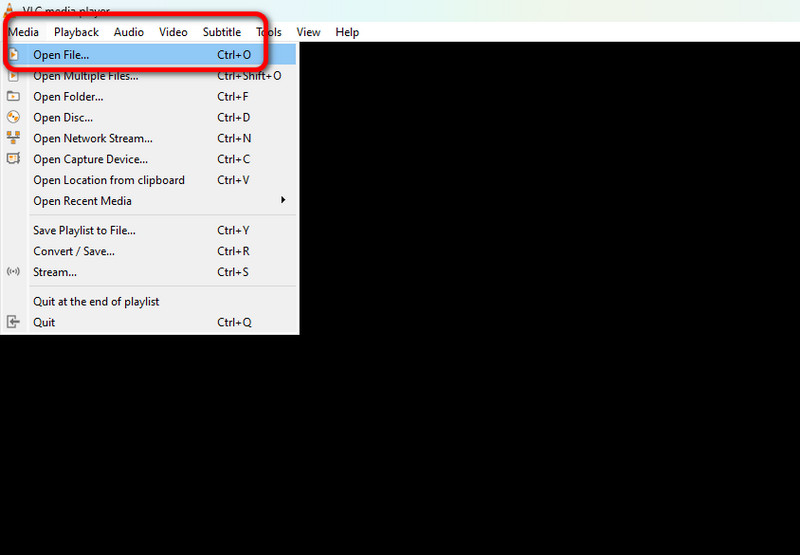 Medien Video hinzufügen VLC