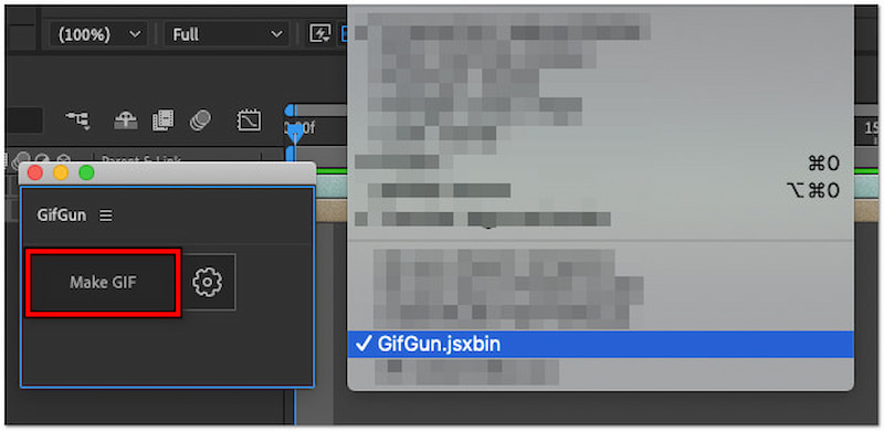 Für GIF-Export rendern