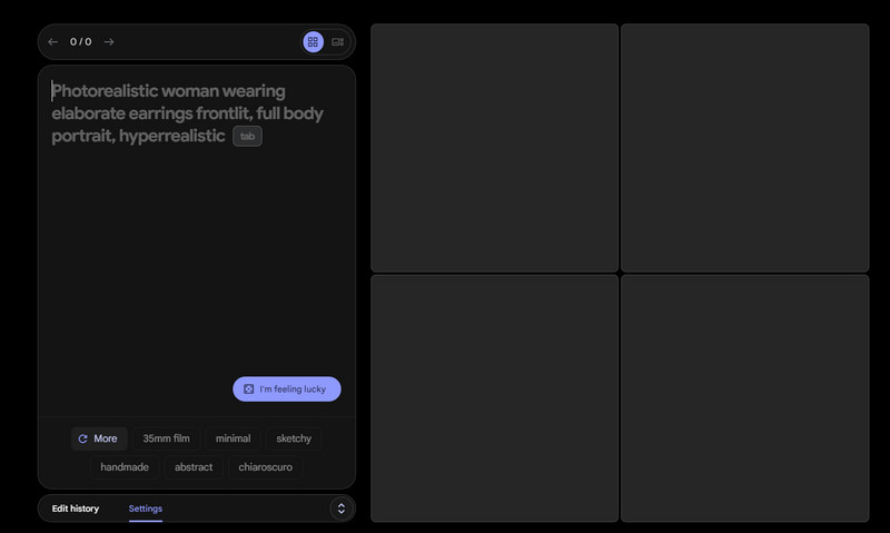 Einfache Benutzeroberfläche