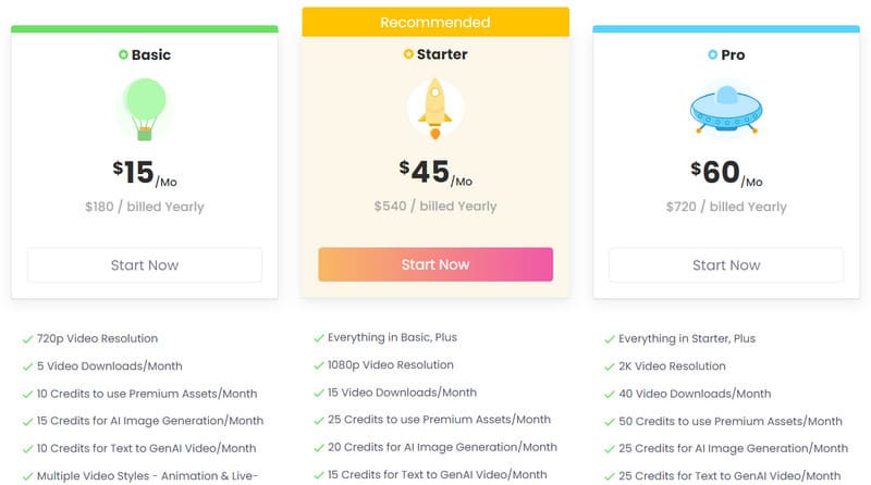 Steve AI Preisgestaltung