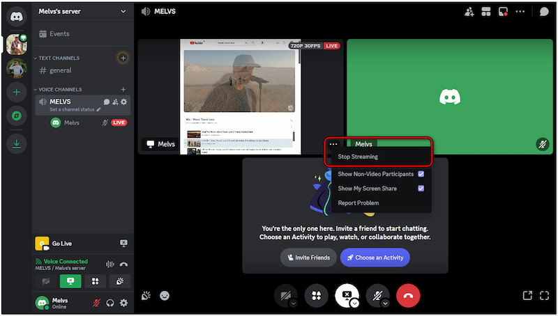 Bildschirmfreigabe beenden
