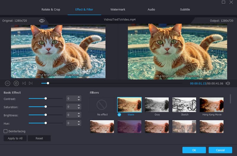 Vidmore Konvertieren Bearbeiten Generierte Videos