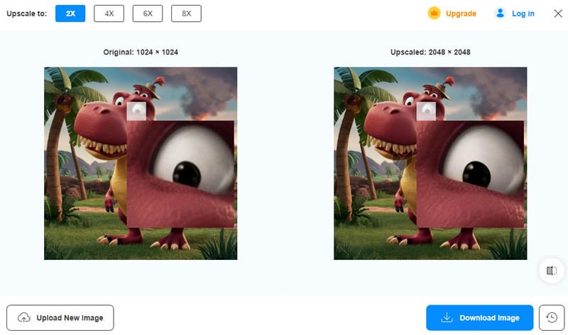 Vidmore-Tool zur Verbesserung des generierten Ideogramm-Bildes