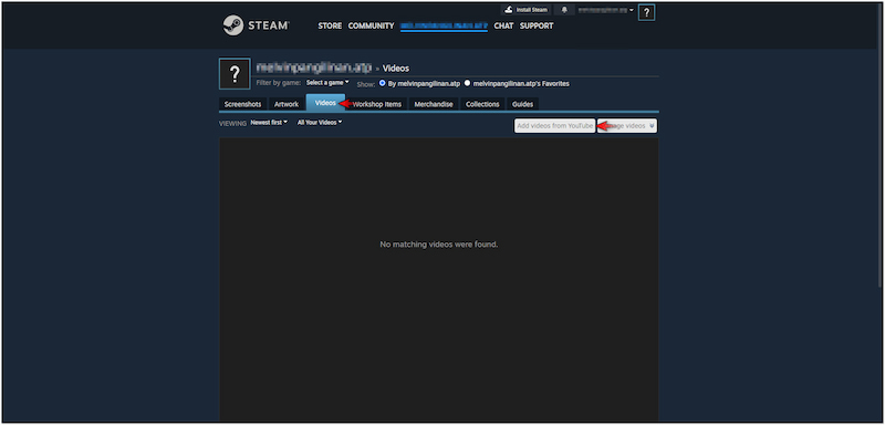 Videos von YouTube hinzufügen