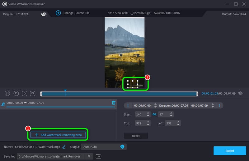 Video mit Wasserzeichen abdecken