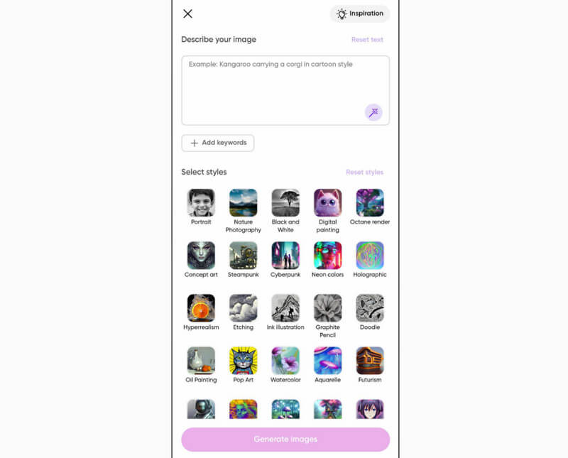 Bildgenerator-Funktion