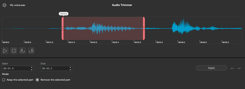 Myedit KI-Audio-Editor
