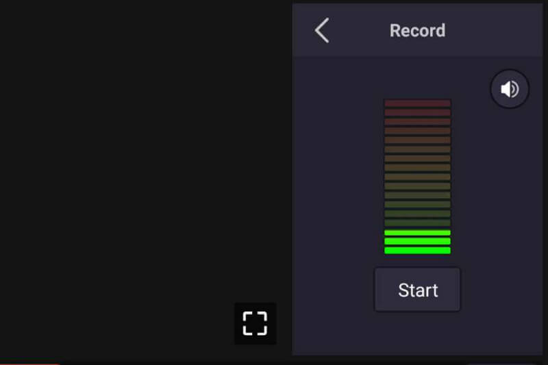 Funktion „Audio aufnehmen“