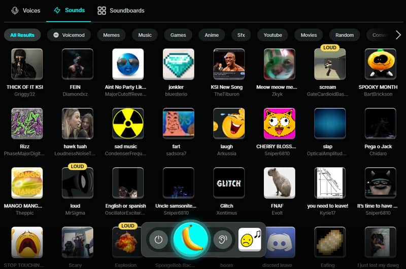 Soundeffekte-Funktion