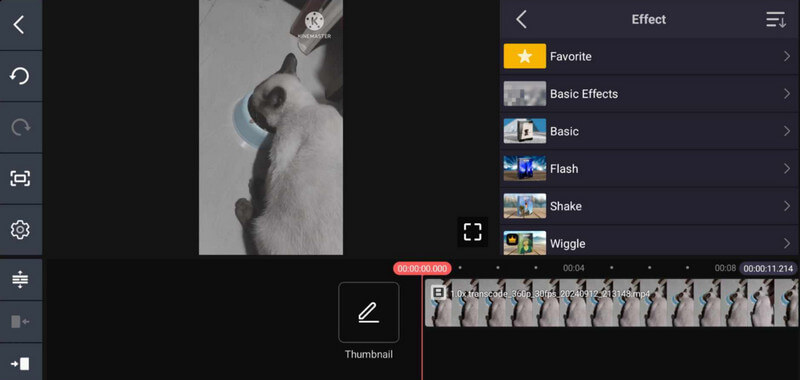 Funktion Videoeffekte