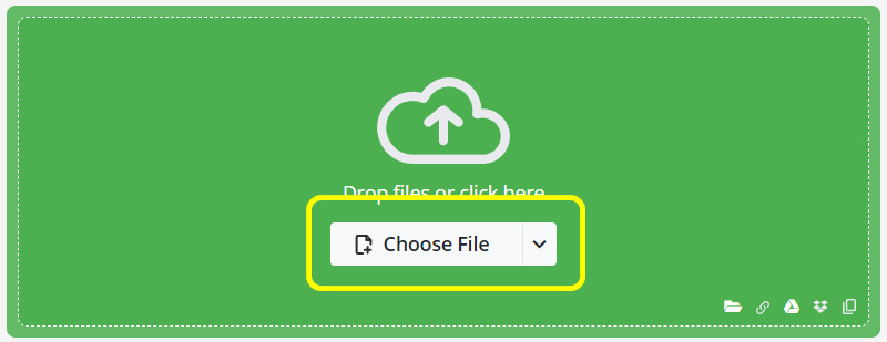 Datei auswählen OGG hinzufügen Onlineconvert