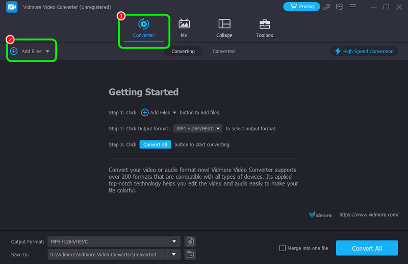 Converter Dateien hinzufügen MP2 hinzufügen