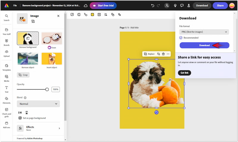 Herunterladen und speichern