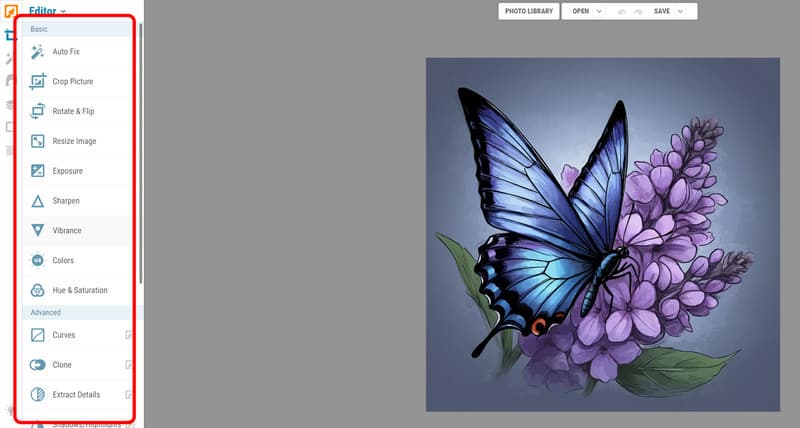 Mit der Bildbearbeitung beginnen