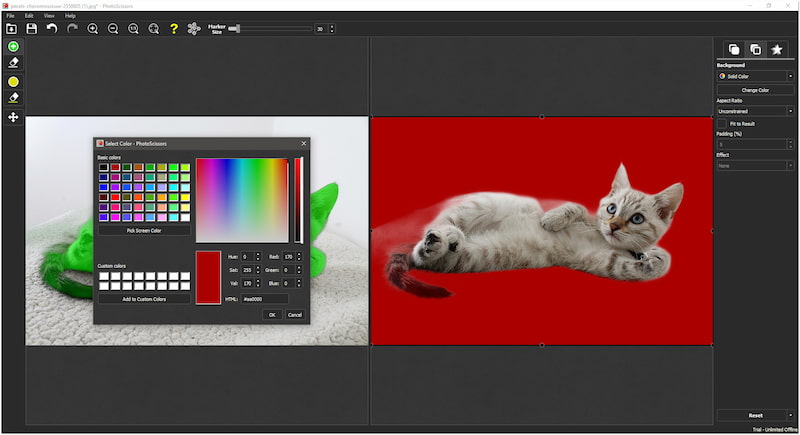 Hintergrundfarbe ändern