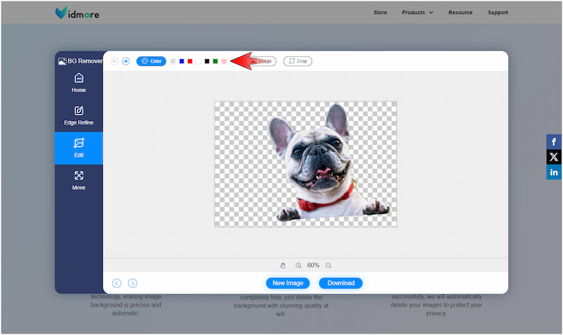 Bildhintergrund ändern