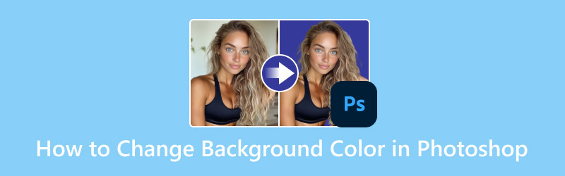 Wie ändert man die Hintergrundfarbe in Photoshop