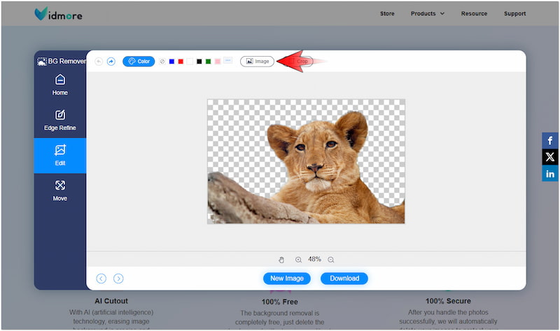 Hintergrund austauschen