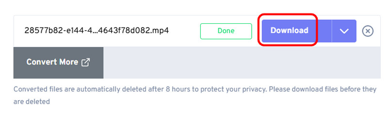 Download MOV speichern FreeConvert