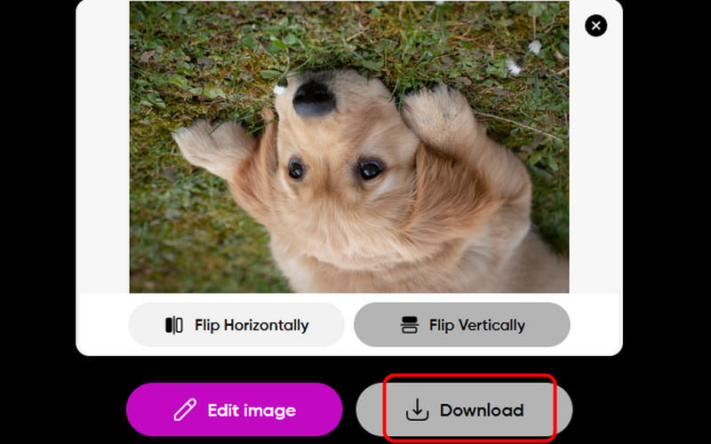 Auf „Download“ klicken Picsart