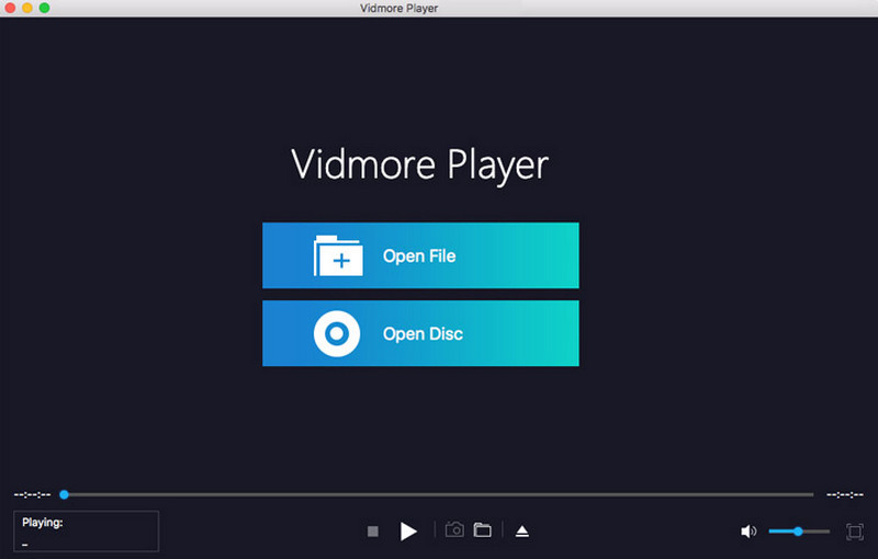Vidmore Player auf dem Mac