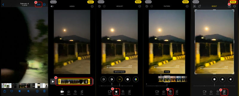 Video auf iPhone mit Fotos-App bearbeiten