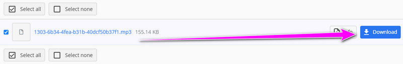 Auf „Download“ tippen Online‑Convert