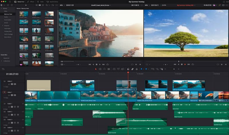 Davinci-Editor für Mac