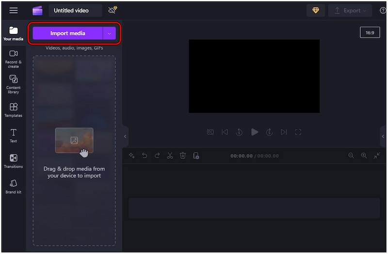 Mediendatei importieren