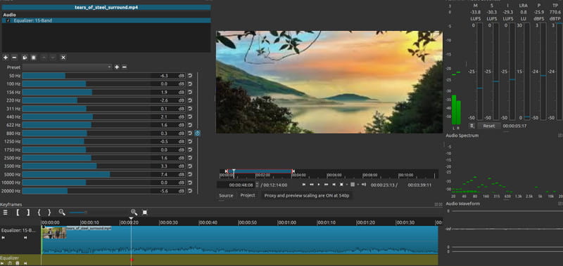 Shotcut-Editor für Mac