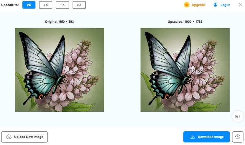 Vidmore Kostenloser Online-Bild-Upscaler