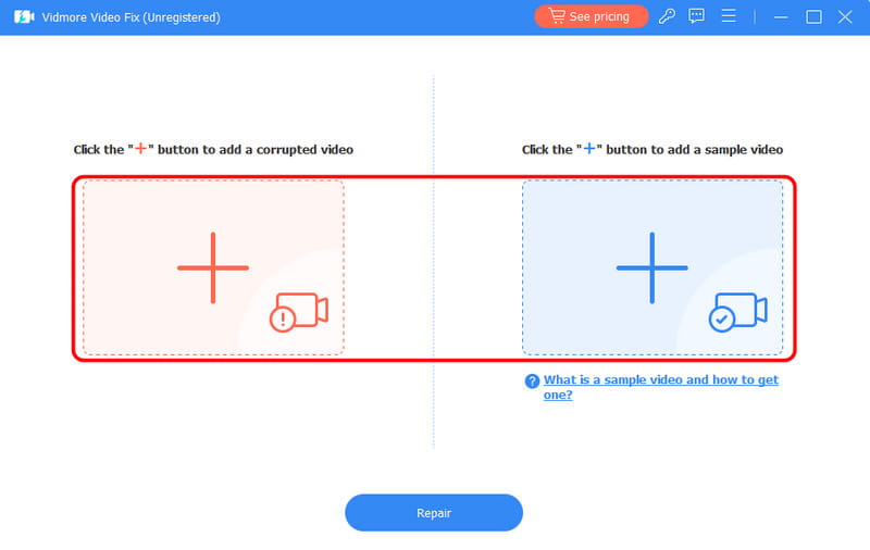 Ruckelndes Video mit Vidmore hinzufügen