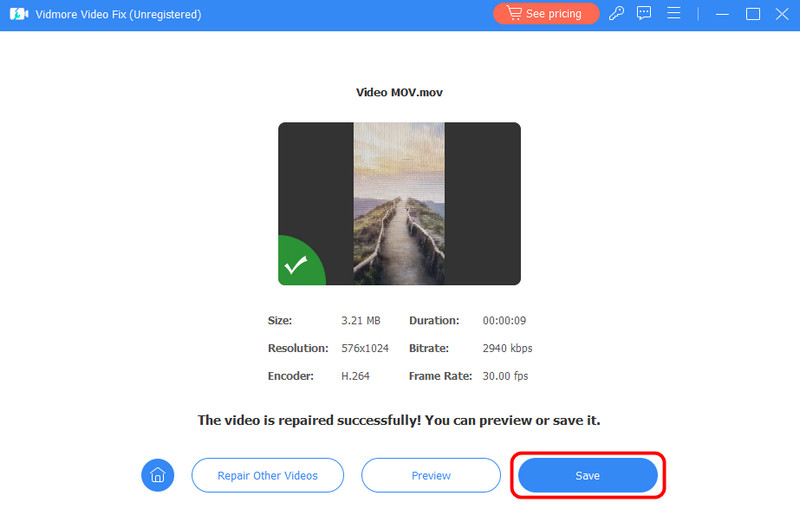Video speichern Vidmore