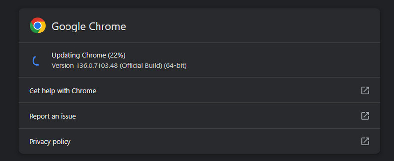 Browser der Geräte-App aktualisieren