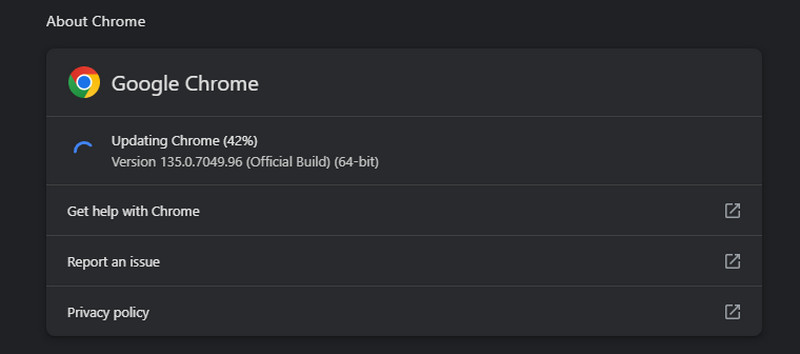 Browser aktualisieren