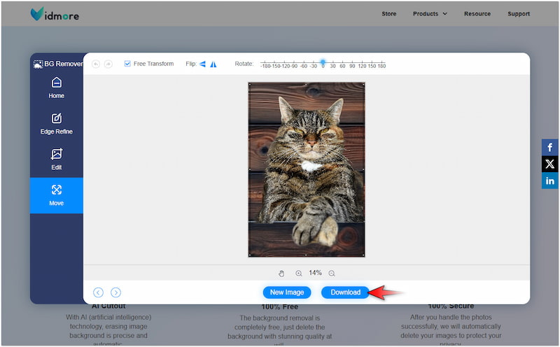 Bearbeitetes Bild herunterladen